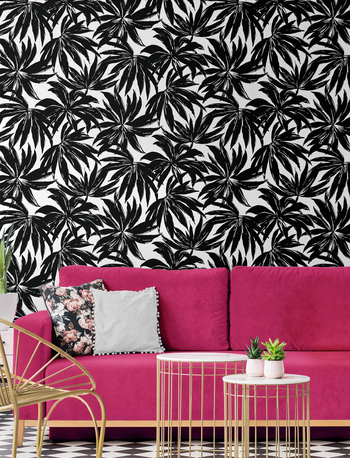 West Boulevard Collection Palma Botanical Unpasted Wallpaper
