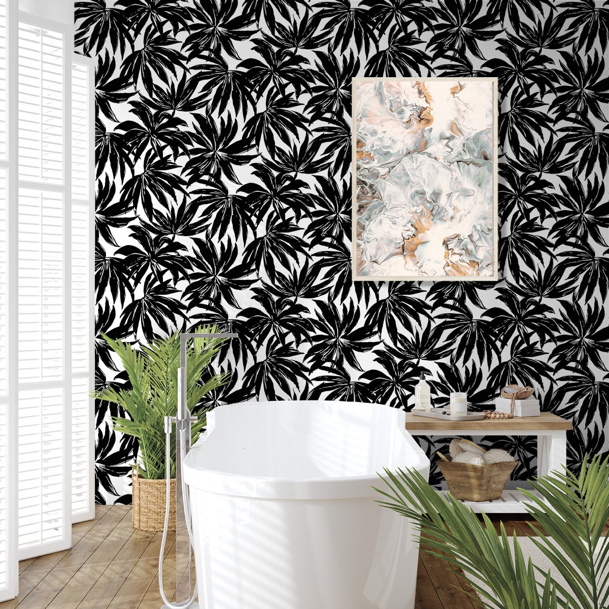 West Boulevard Collection Palma Botanical Unpasted Wallpaper