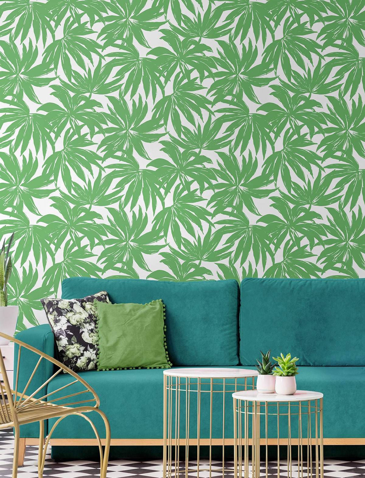 West Boulevard Collection Palma Botanical Unpasted Wallpaper