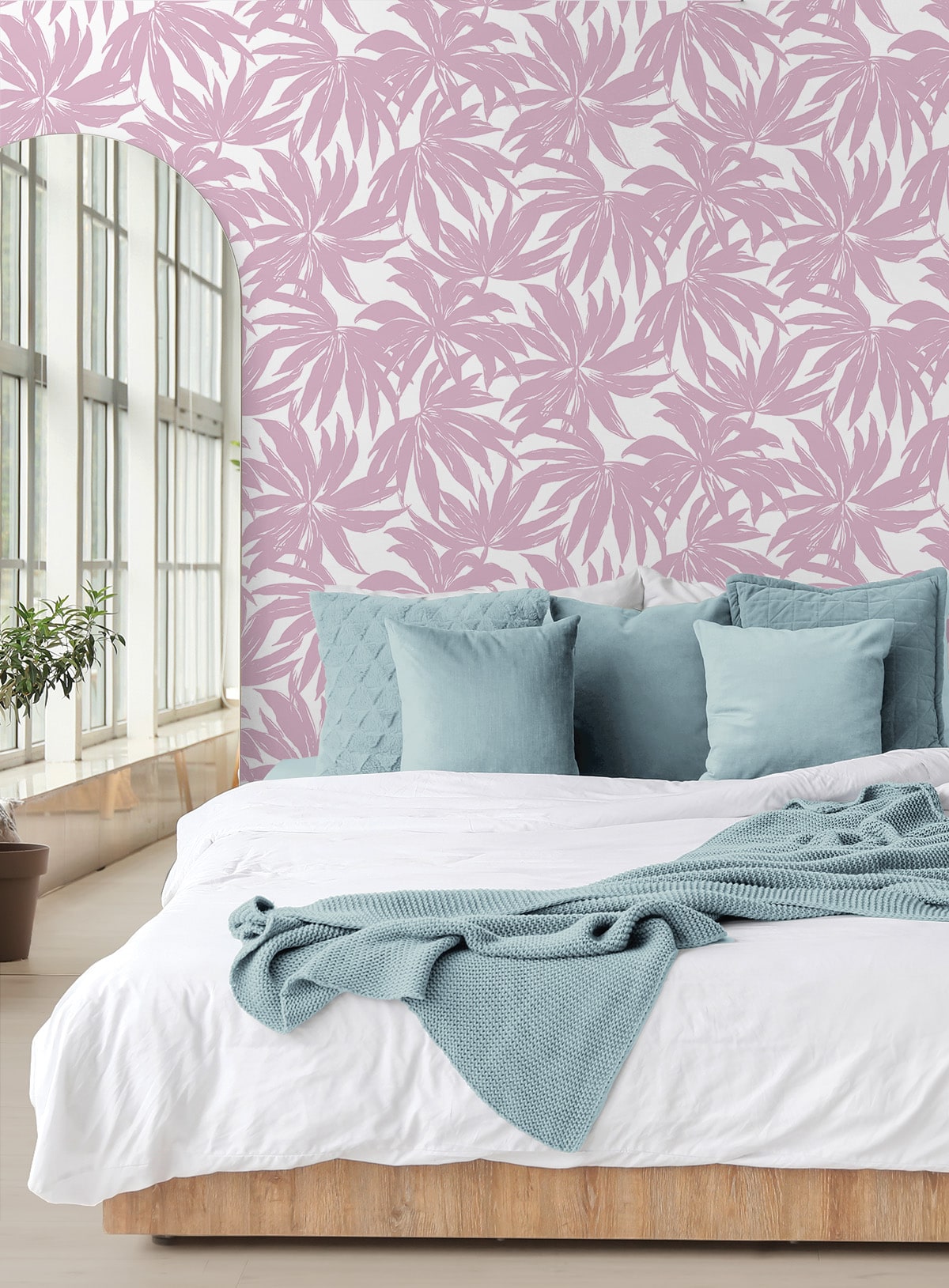 West Boulevard Collection Palma Botanical Unpasted Wallpaper