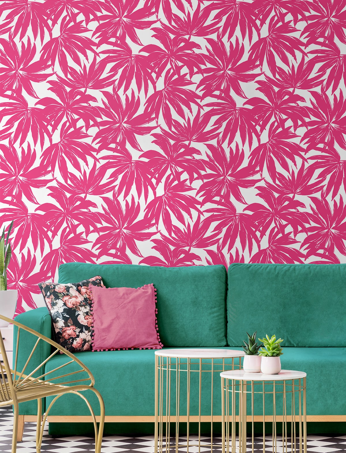 West Boulevard Collection Palma Botanical Unpasted Wallpaper