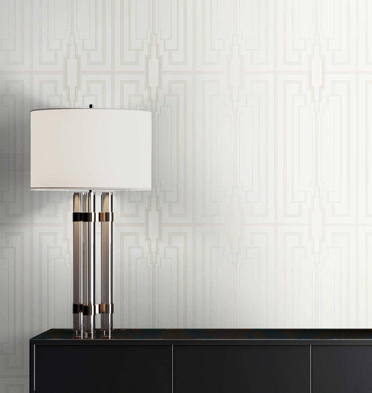 Deco 2 Manhattan Geometric Unpasted Wallpaper