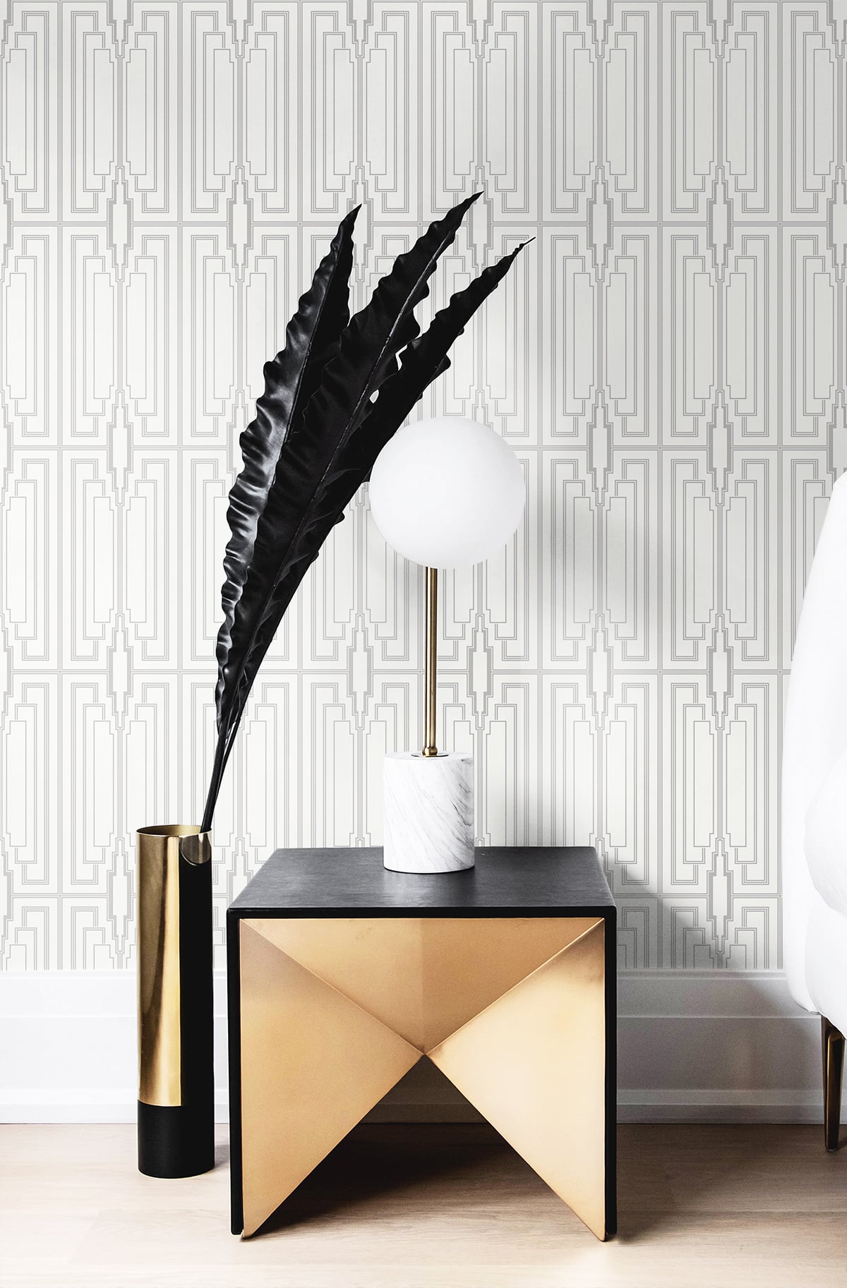 Deco 2 Manhattan Geometric Unpasted Wallpaper