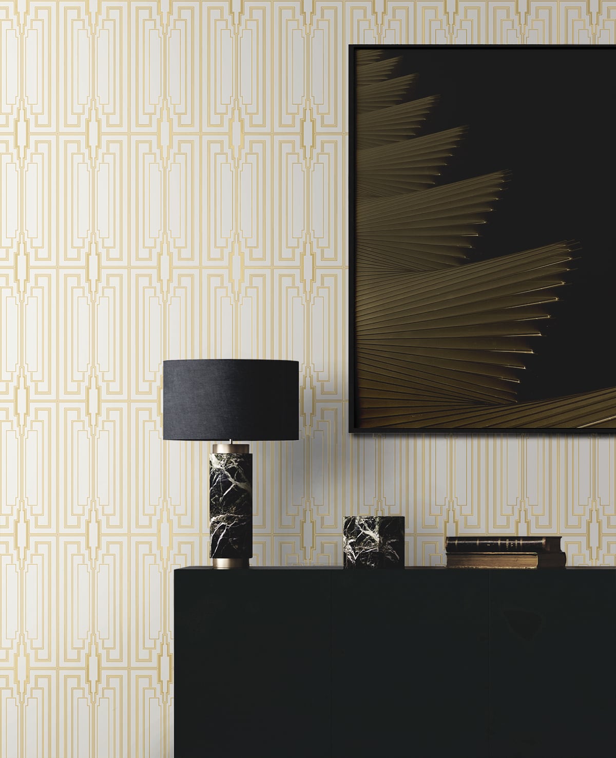 Deco 2 Manhattan Geometric Unpasted Wallpaper