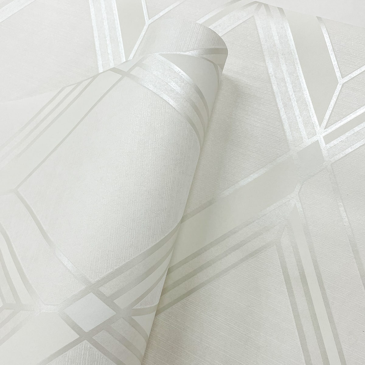 Deco 2 Brooklyn Diamond Geometric Unpasted Wallpaper