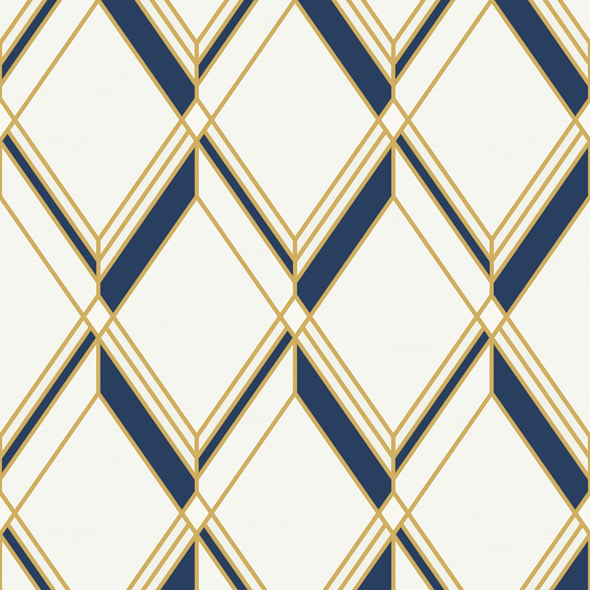 Deco 2 Brooklyn Diamond Geometric Unpasted Wallpaper