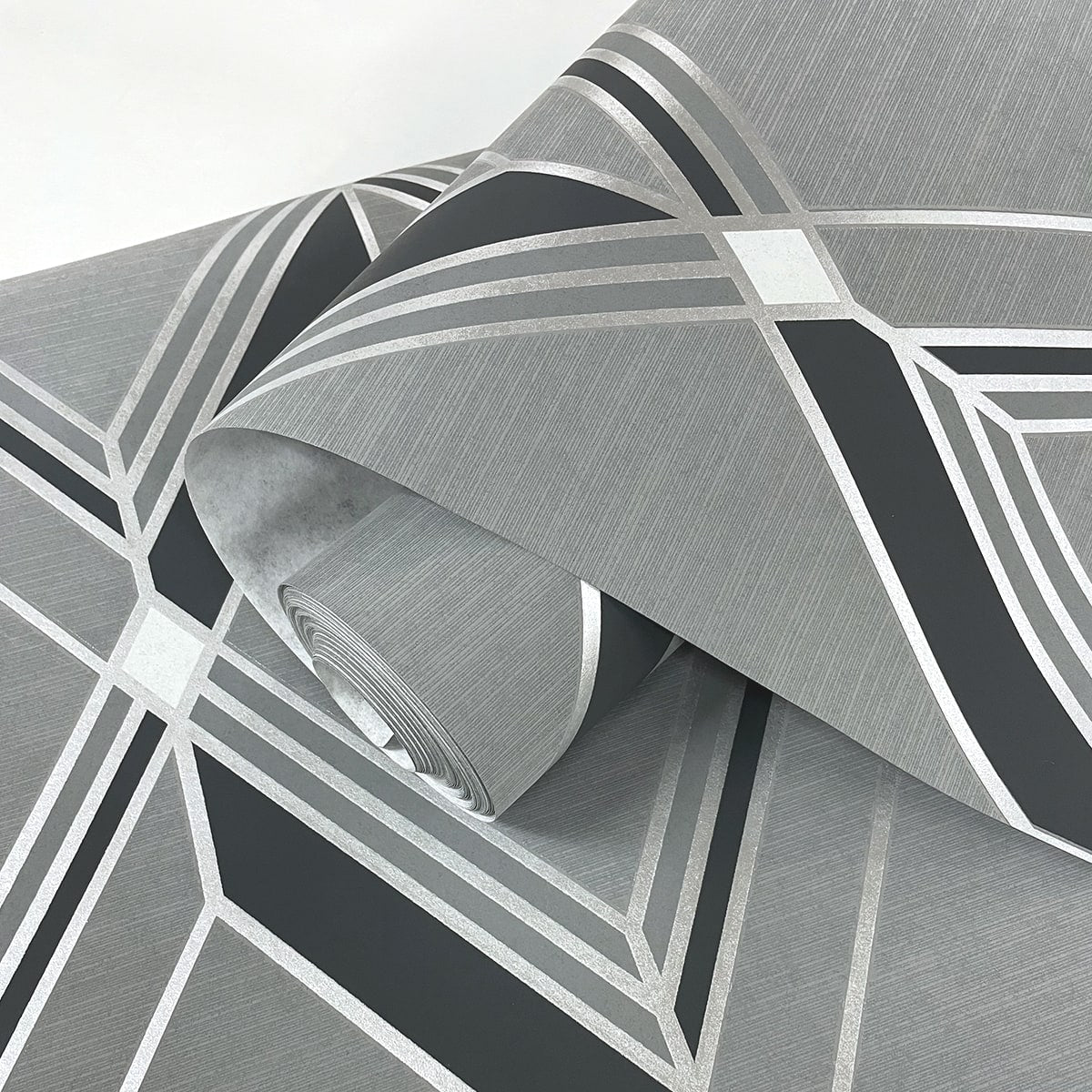 Deco 2 Brooklyn Diamond Geometric Unpasted Wallpaper