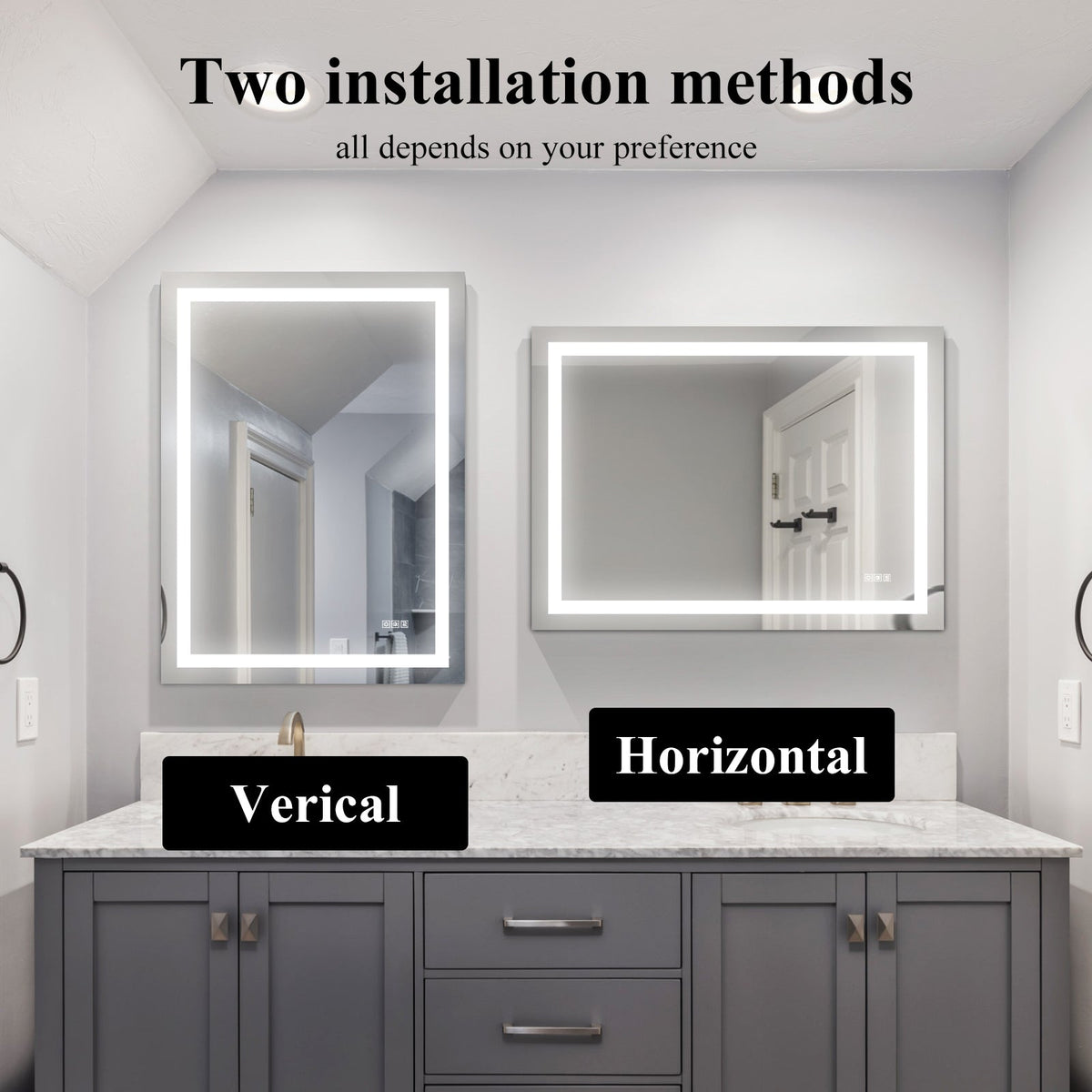 LED Bathroom Mirror with Lights