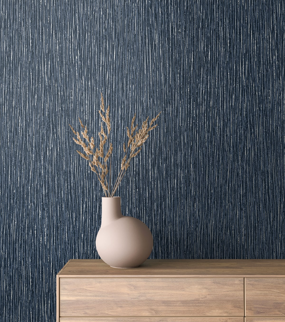 Geometric Textures Verticale Stria Unpasted Wallpaper