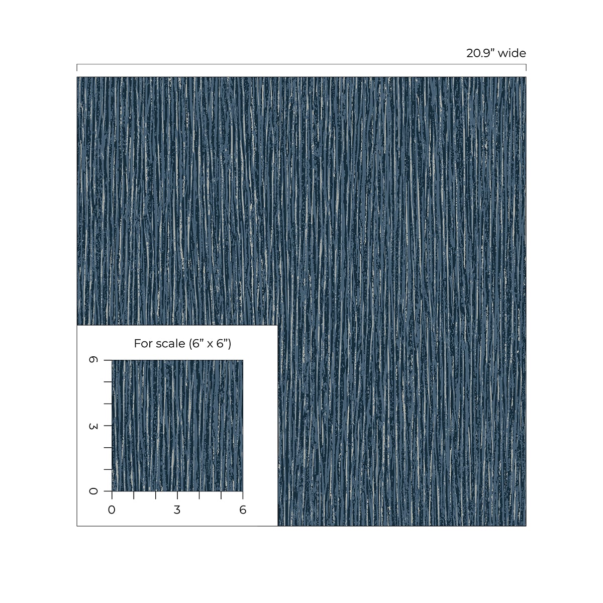 Geometric Textures Verticale Stria Unpasted Wallpaper