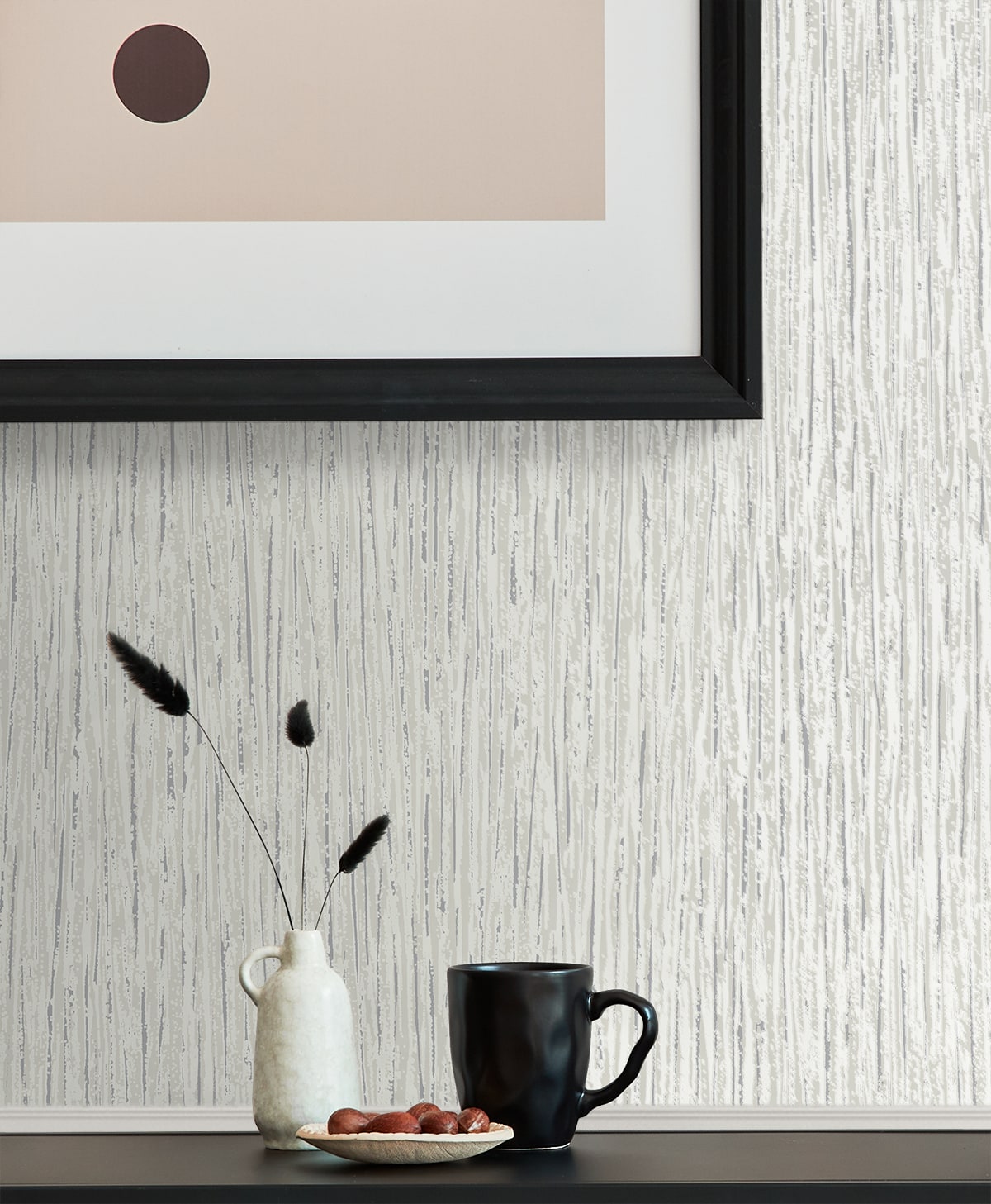 Geometric Textures Verticale Stria Unpasted Wallpaper