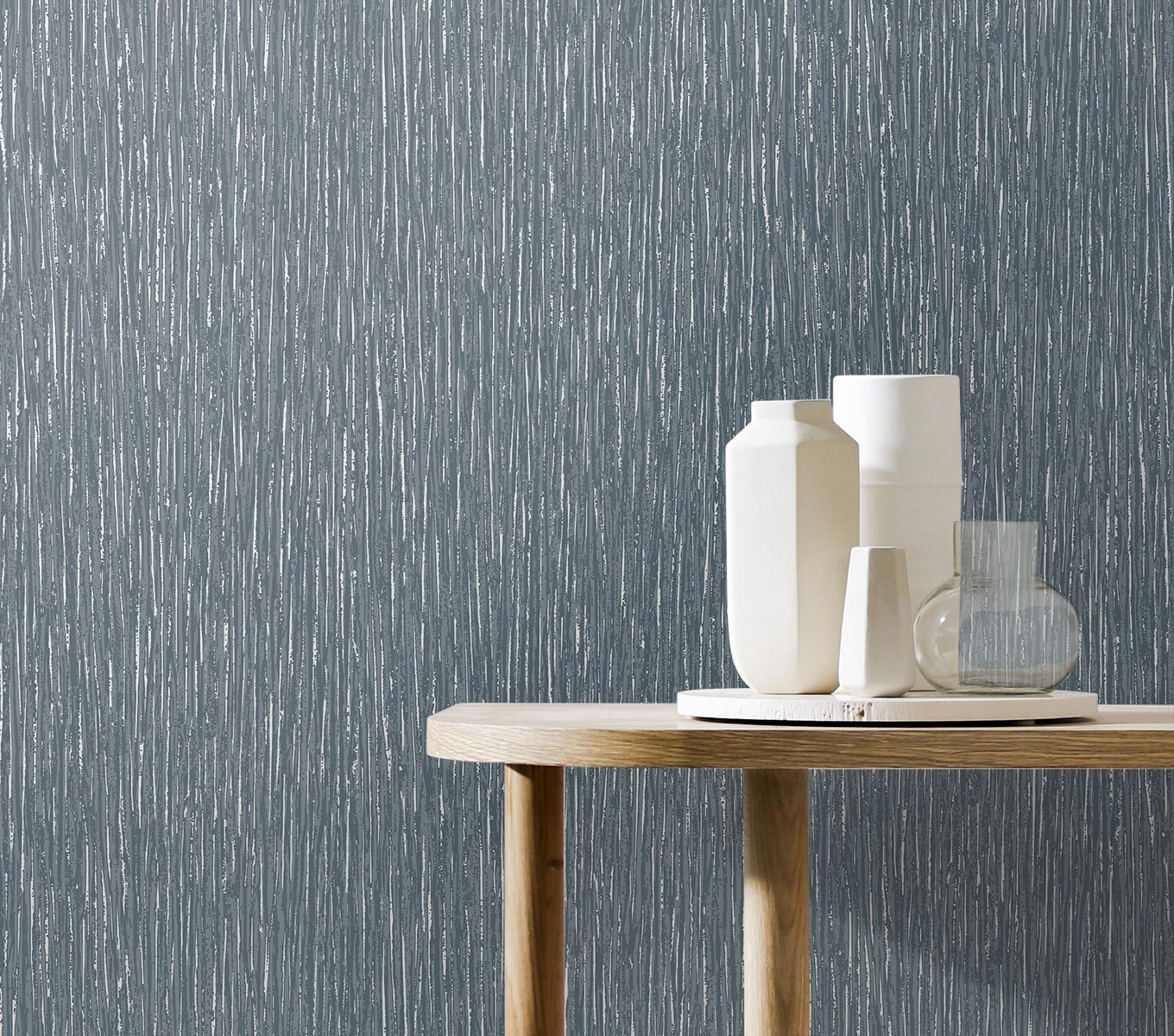 Geometric Textures Verticale Stria Unpasted Wallpaper
