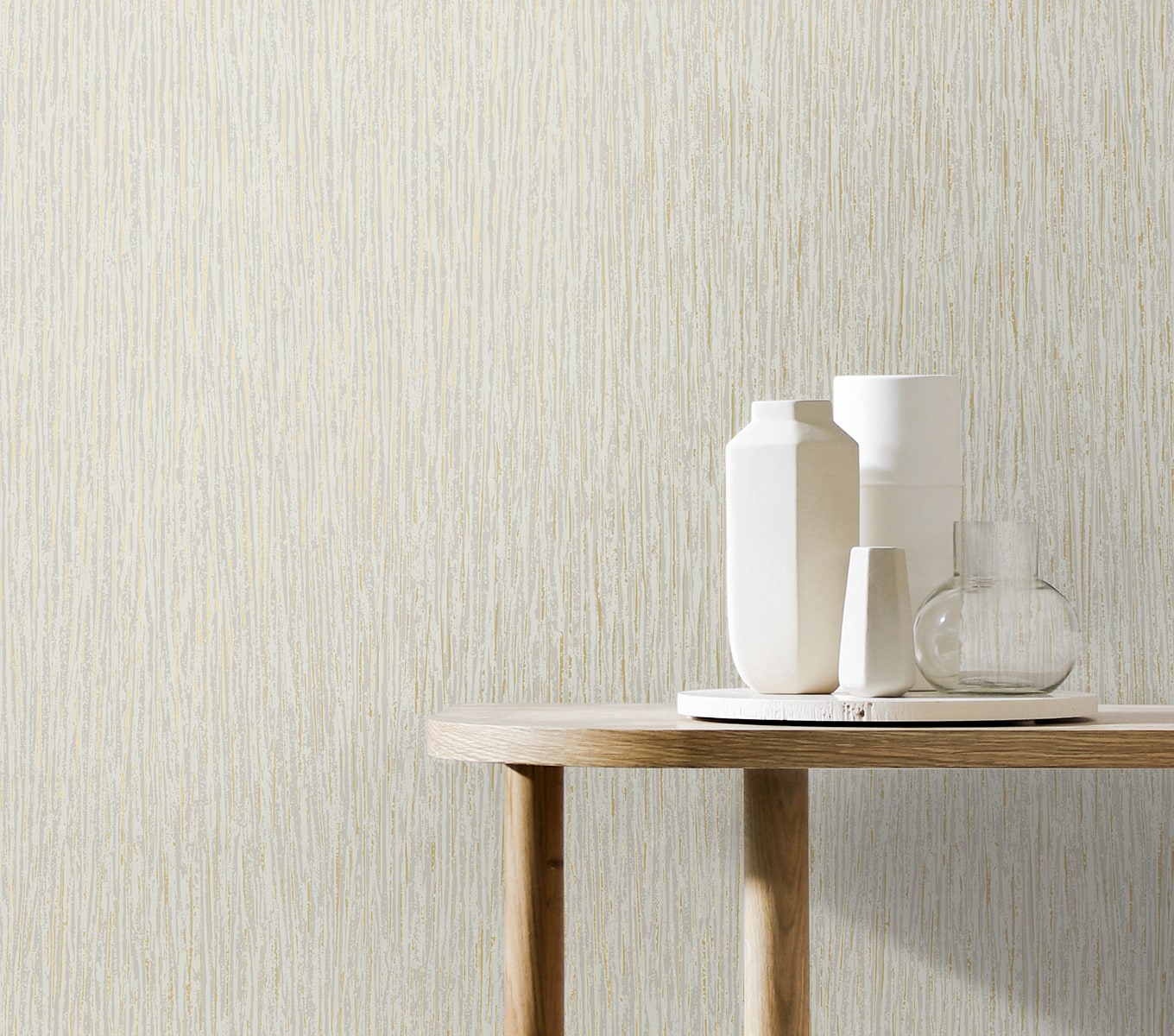 Geometric Textures Verticale Stria Unpasted Wallpaper