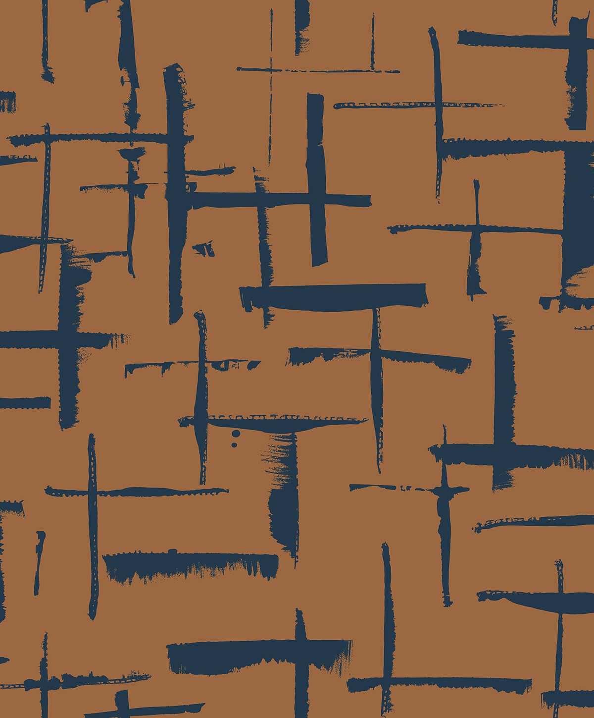 Geometric Textures Incrociato Unpasted Wallpaper