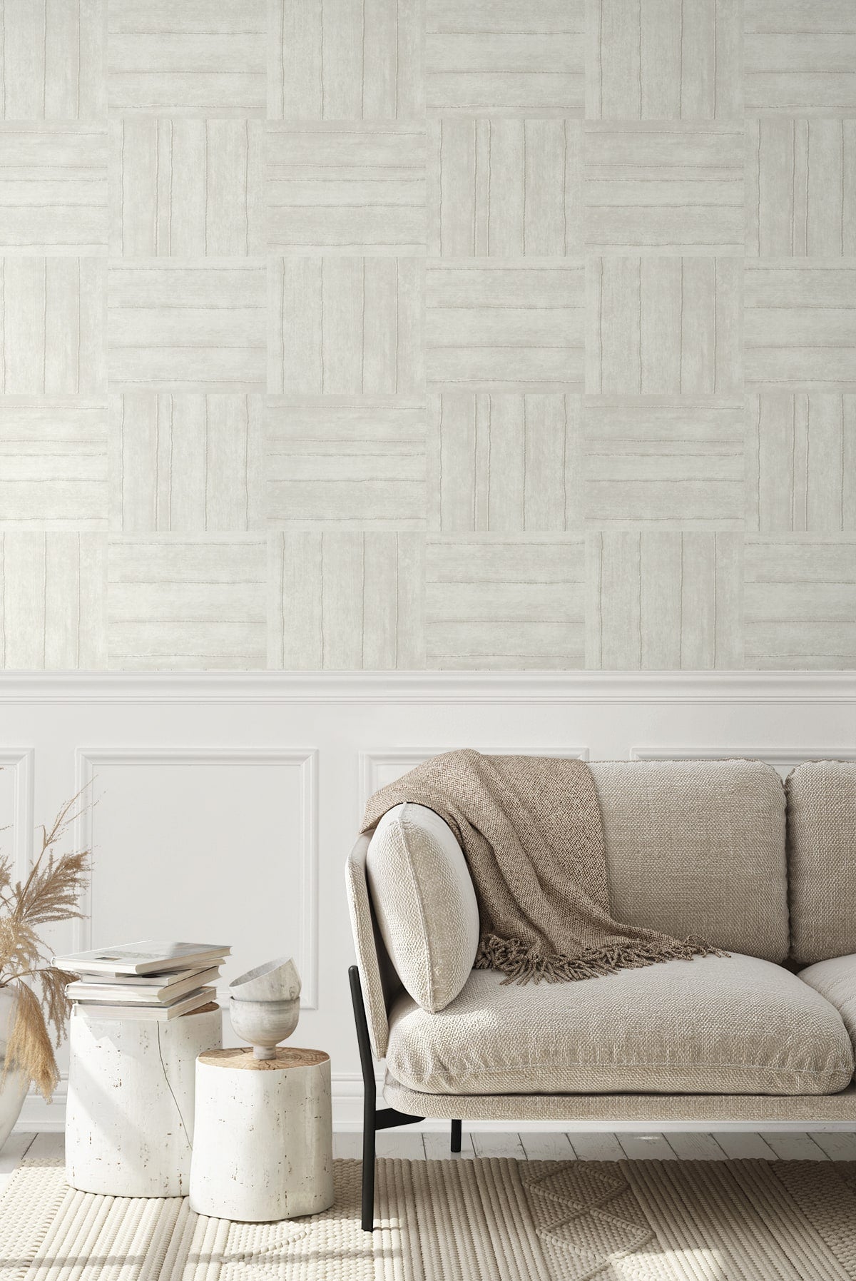 Geometric Textures Plaza Geometric Unpasted Wallpaper