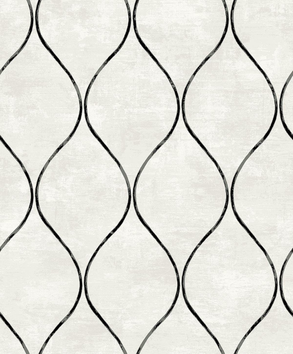 Geometric Textures Ellisse Ogee Unpasted Wallpaper