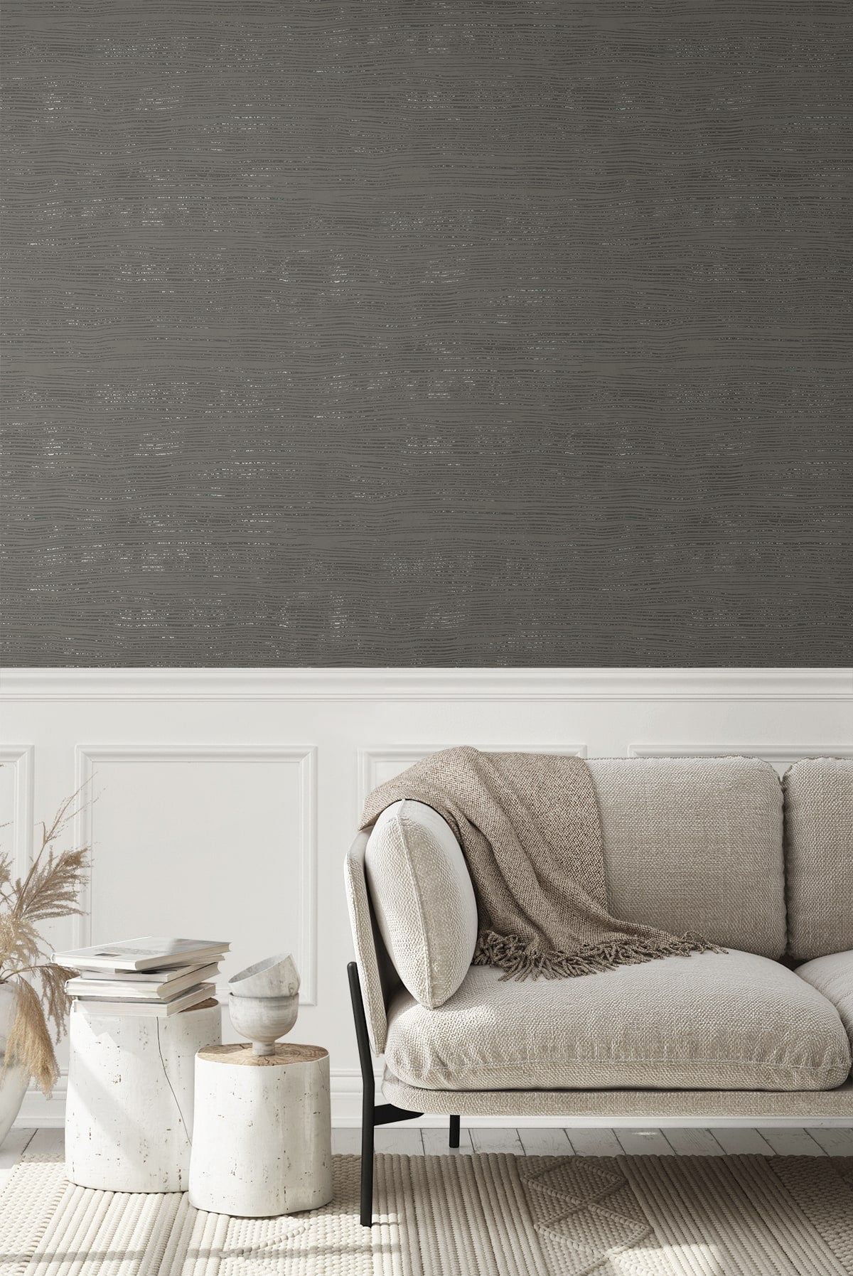 Geometric Textures Livello Stria Unpasted Wallpaper
