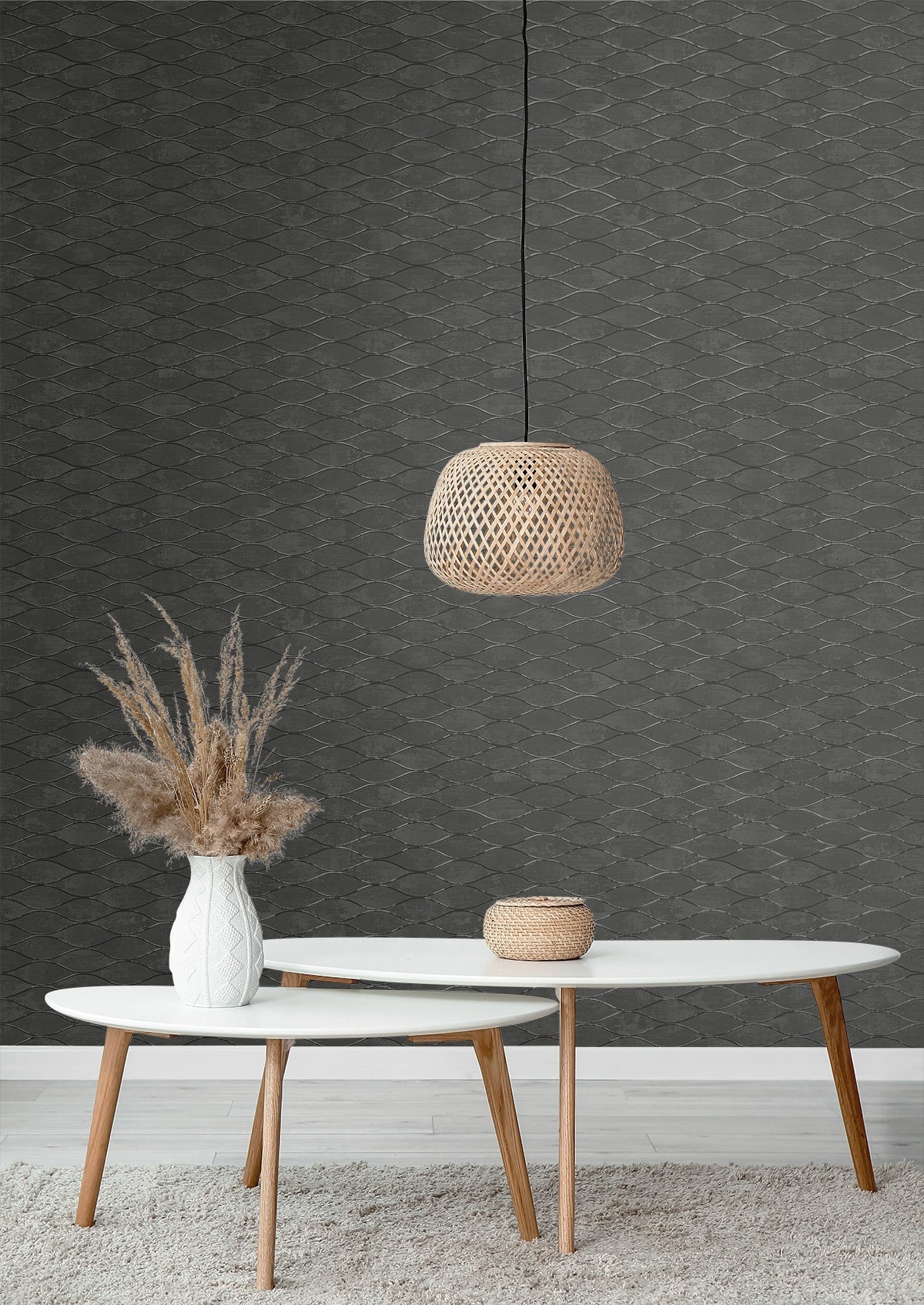 Geometric Textures Piccola Ogee Unpasted Wallpaper