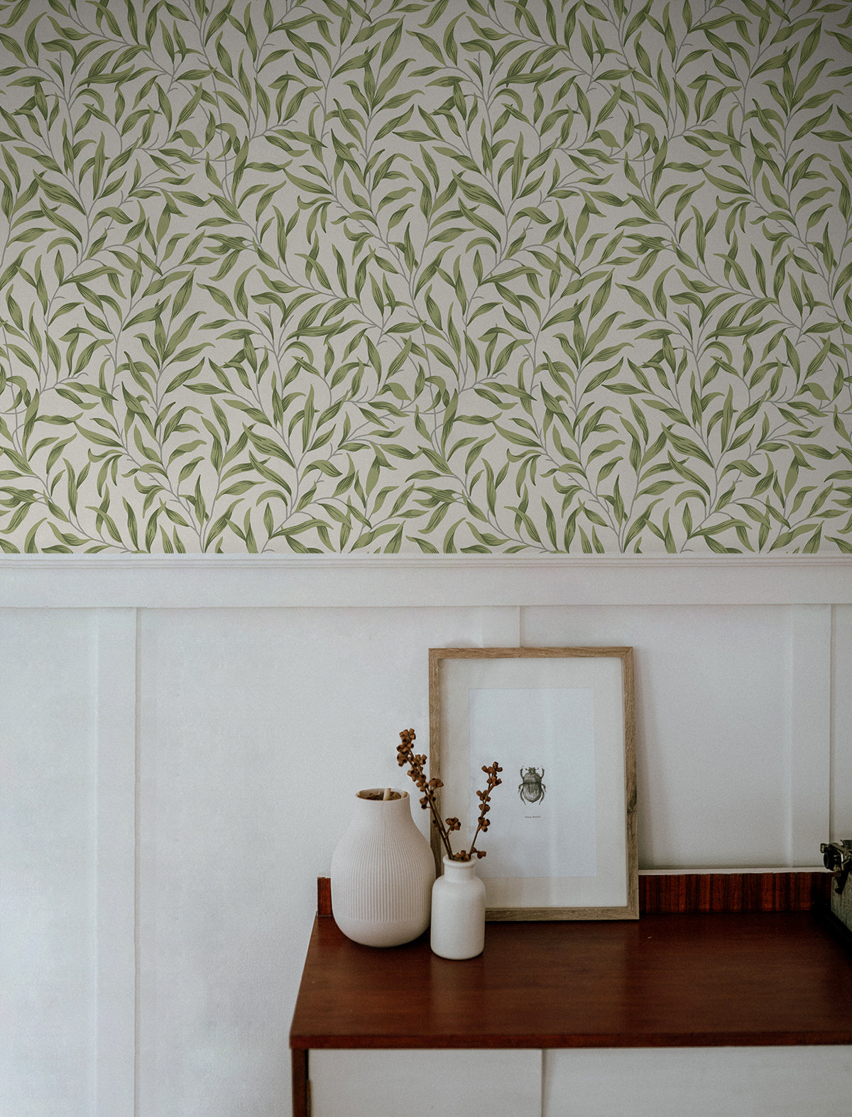 Willow Trail Vintage Prepasted Wallpaper