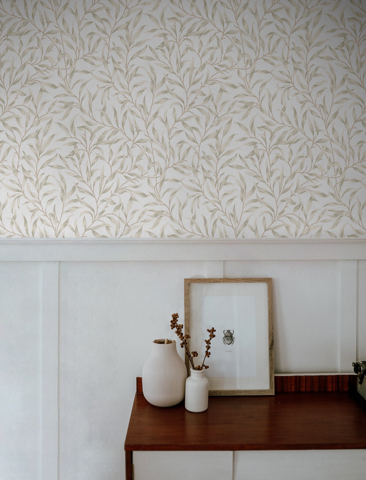 Willow Trail Vintage Prepasted Wallpaper