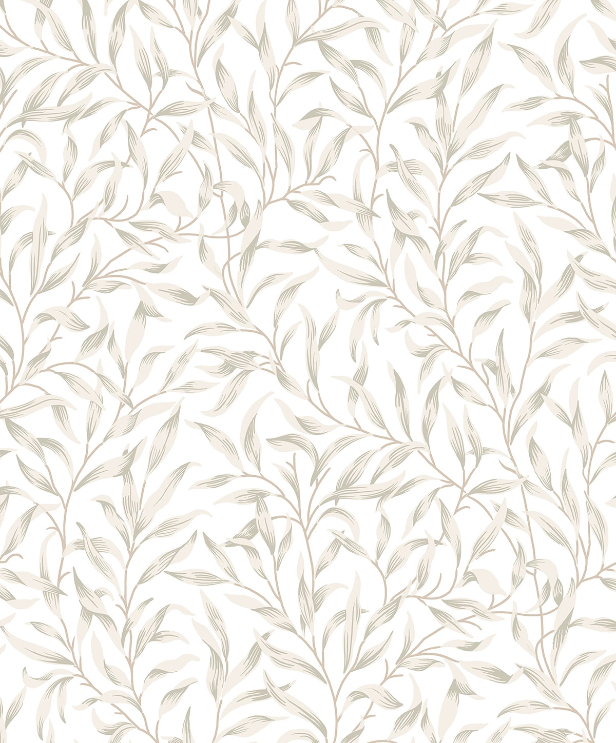 Willow Trail Vintage Prepasted Wallpaper