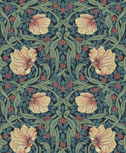 Pimpernel Garden Vintage Floral Prepasted Wallpaper