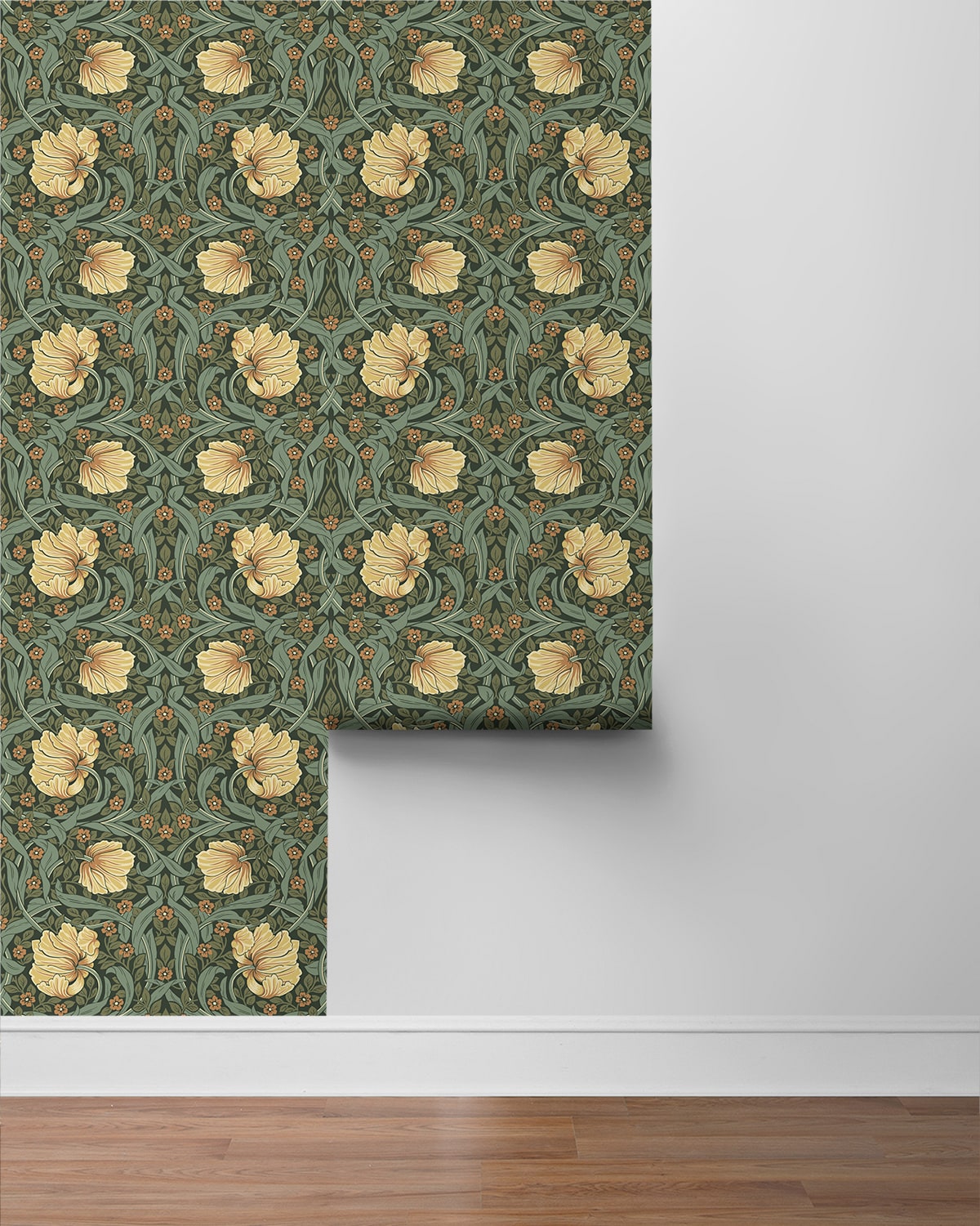 Pimpernel Garden Vintage Floral Prepasted Wallpaper