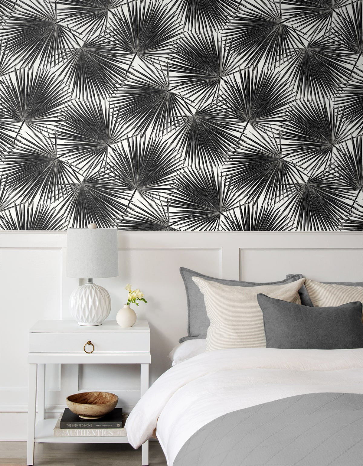 Haven Palm Prepasted Wallpaper