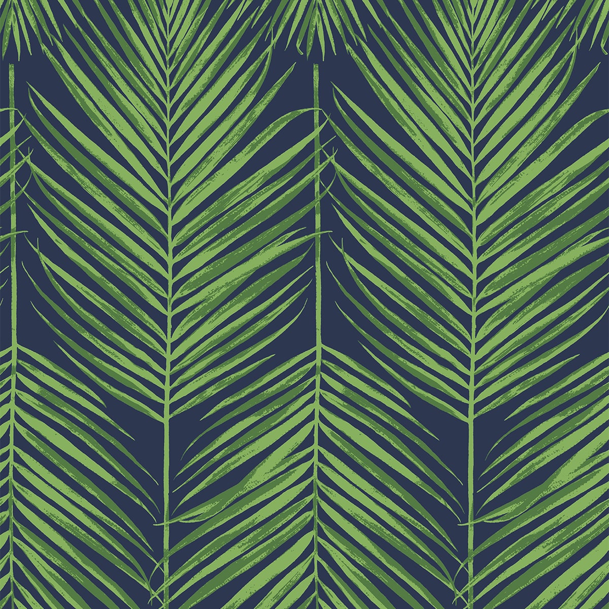 Marina Palm Coastal Unpasted Wallpaper