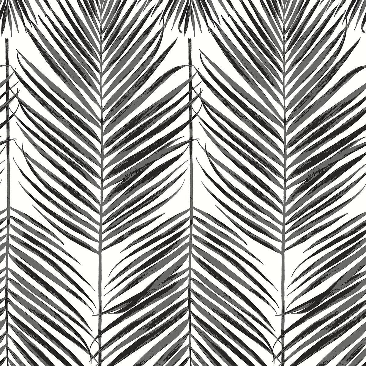 Marina Palm Coastal Unpasted Wallpaper