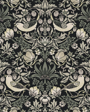 Fragaria Garden Vintage Unpasted Wallpaper