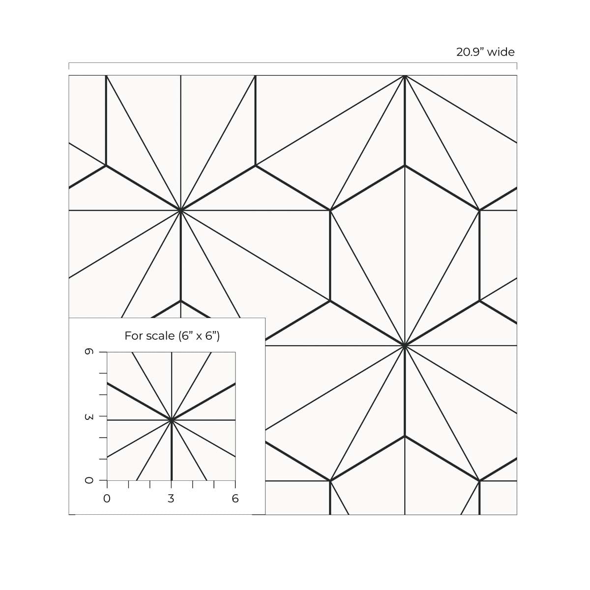 Hedron Geometric Unpasted Wallpaper