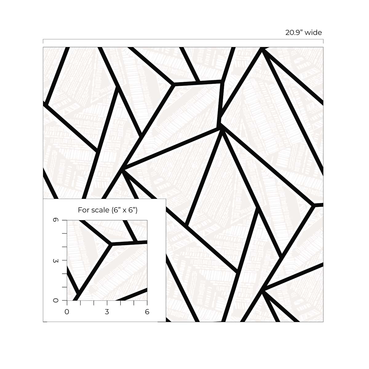 Metro Vector Geometric Unpasted Wallpaper