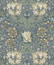 Ogee Flora Vintage Unpasted Wallpaper