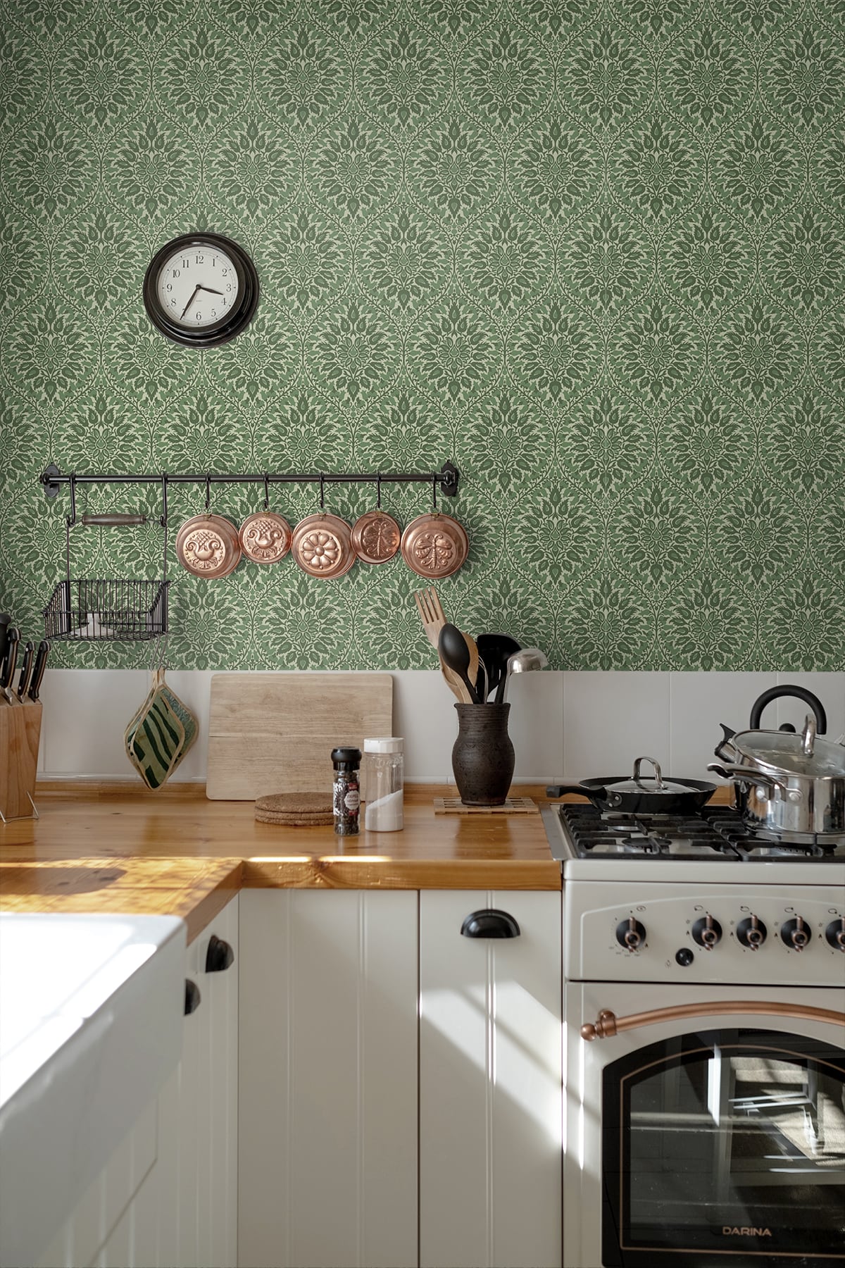 Luna Ogee Vintage Unpasted Wallpaper
