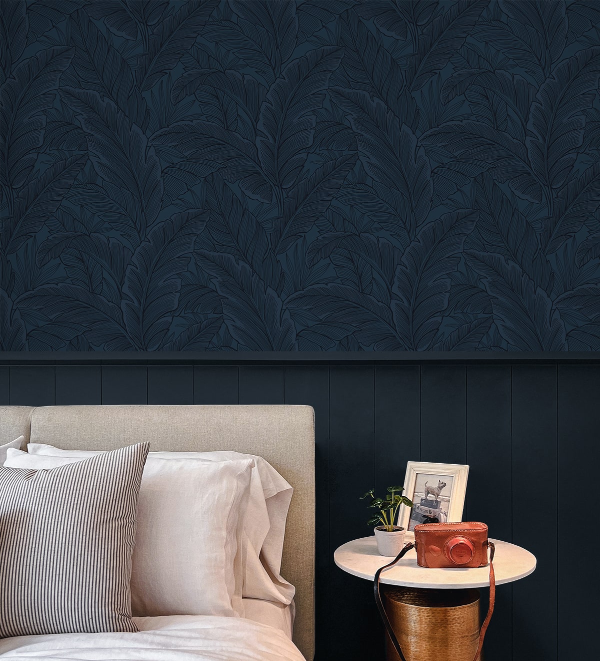 Gulf Tropical Leaves Botanical Unpasted Wallpaper
