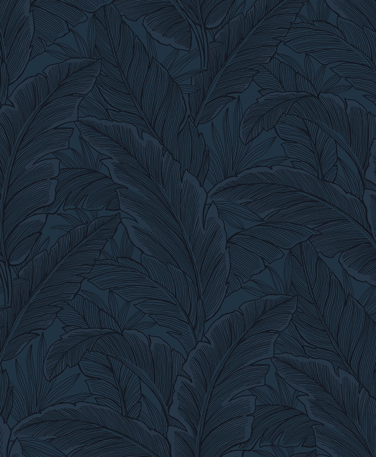 Gulf Tropical Leaves Botanical Unpasted Wallpaper