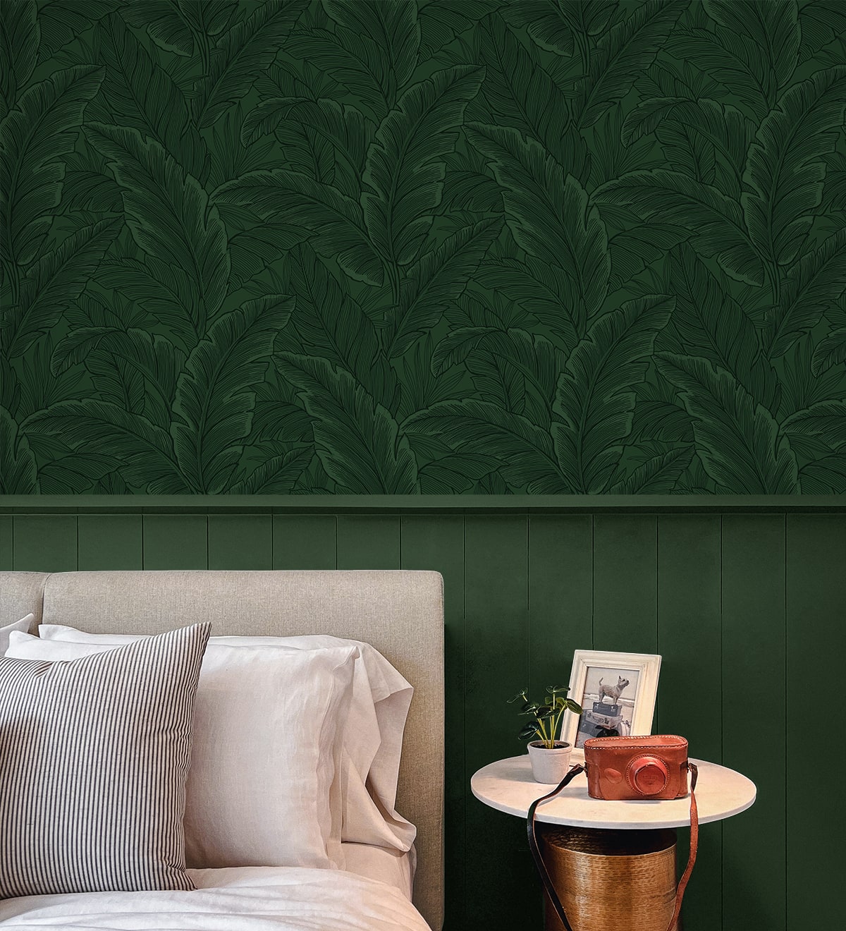 Gulf Tropical Leaves Botanical Unpasted Wallpaper