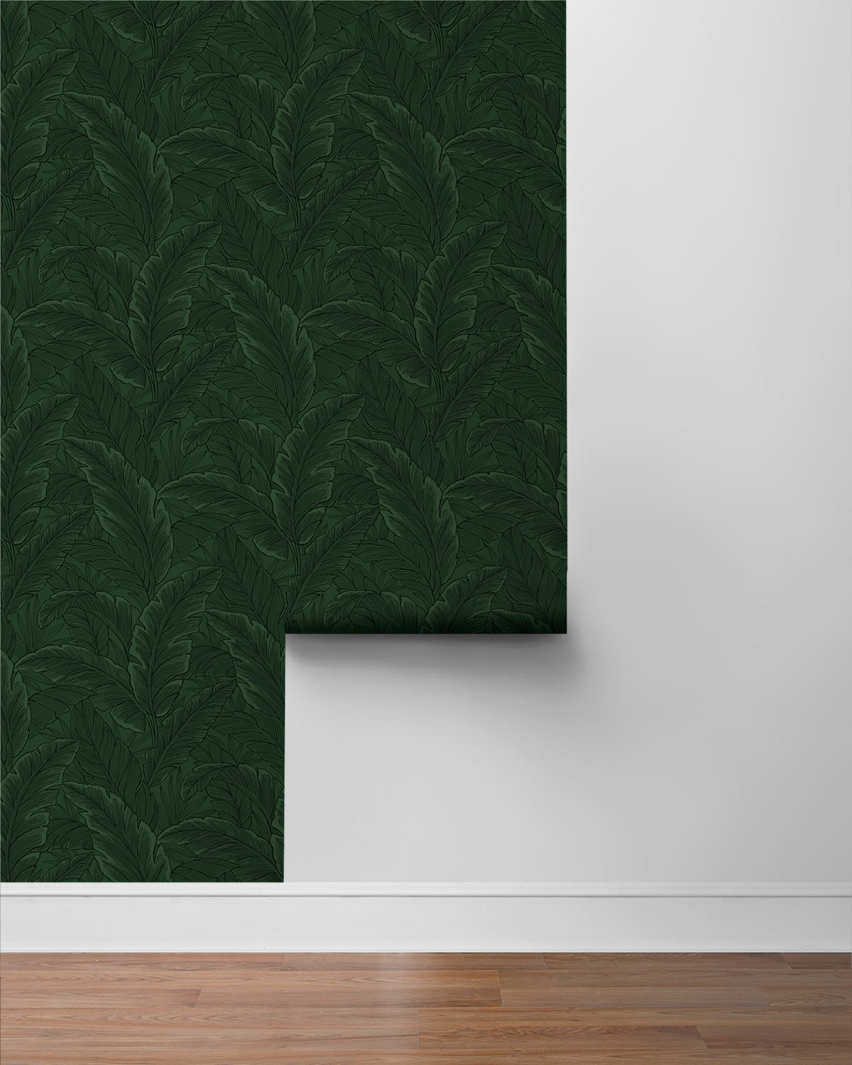 Gulf Tropical Leaves Botanical Unpasted Wallpaper