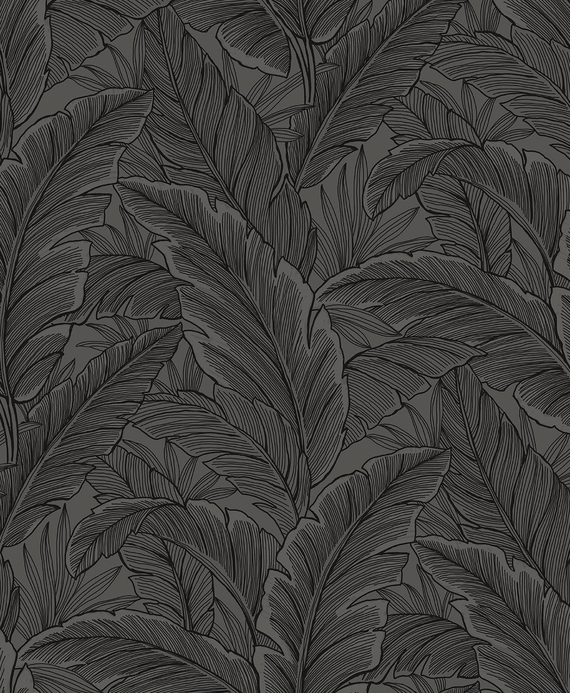Gulf Tropical Leaves Botanical Unpasted Wallpaper