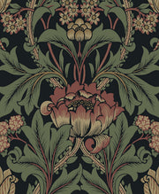 Primrose Garden Vintage Floral Unpasted Wallpaper