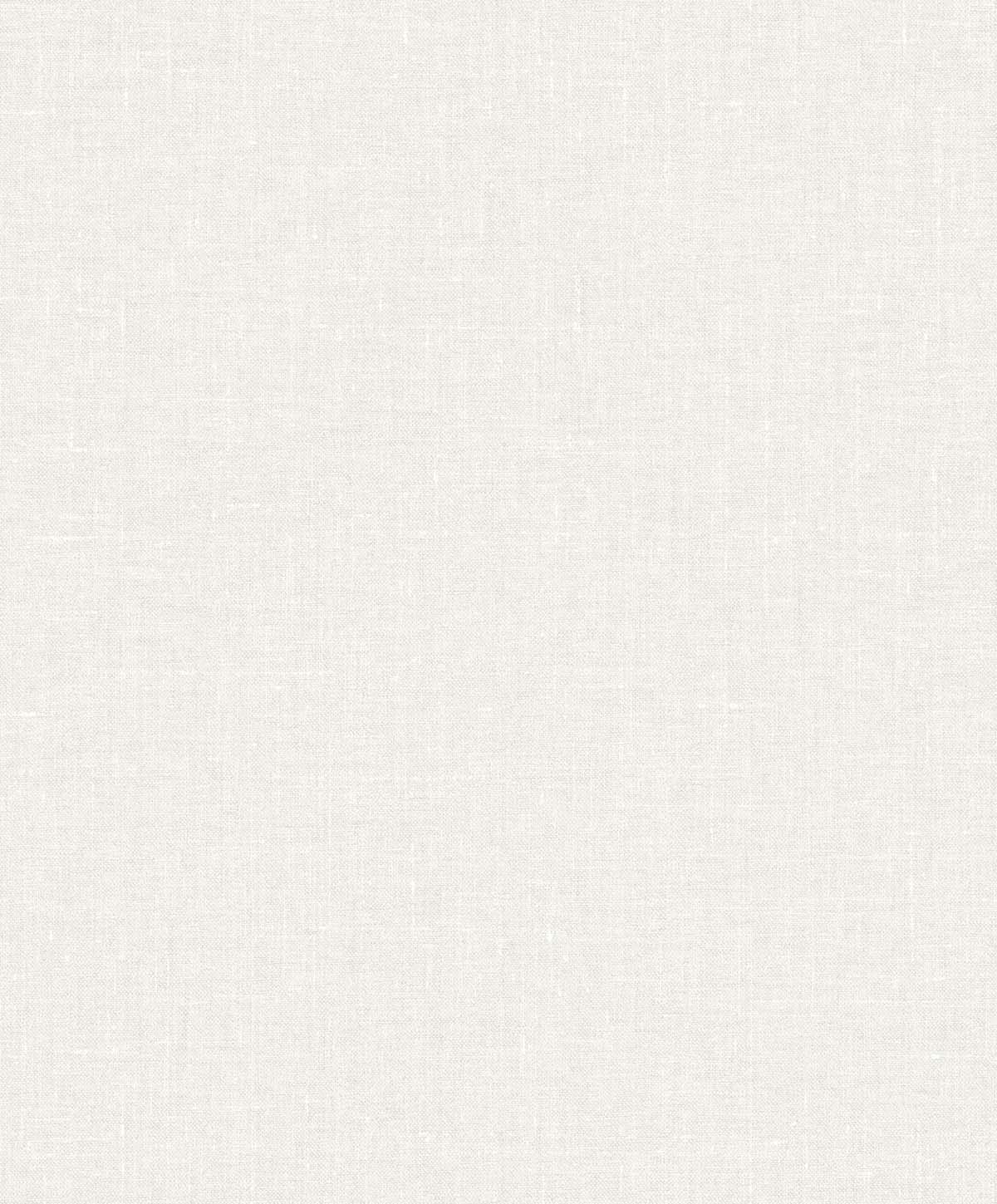 White Heron Abington Faux Linen Unpasted Wallpaper
