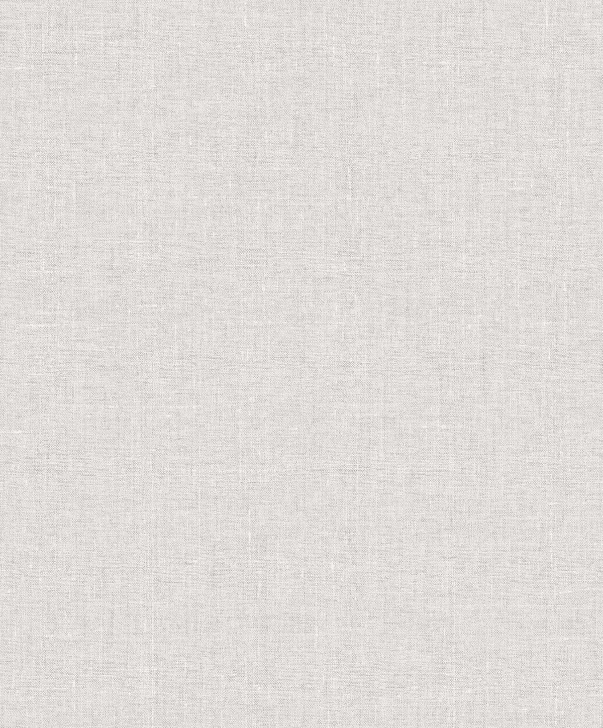 White Heron Abington Faux Linen Unpasted Wallpaper