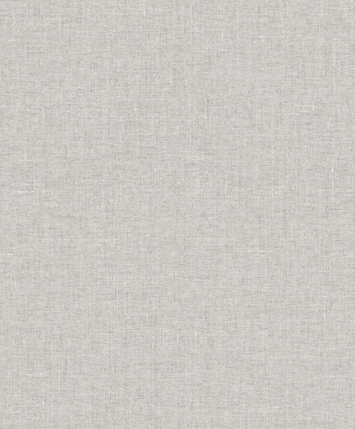 White Heron Abington Faux Linen Unpasted Wallpaper