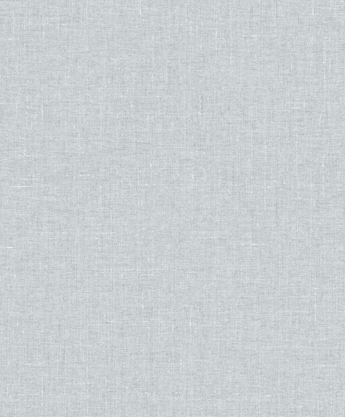 White Heron Abington Faux Linen Unpasted Wallpaper
