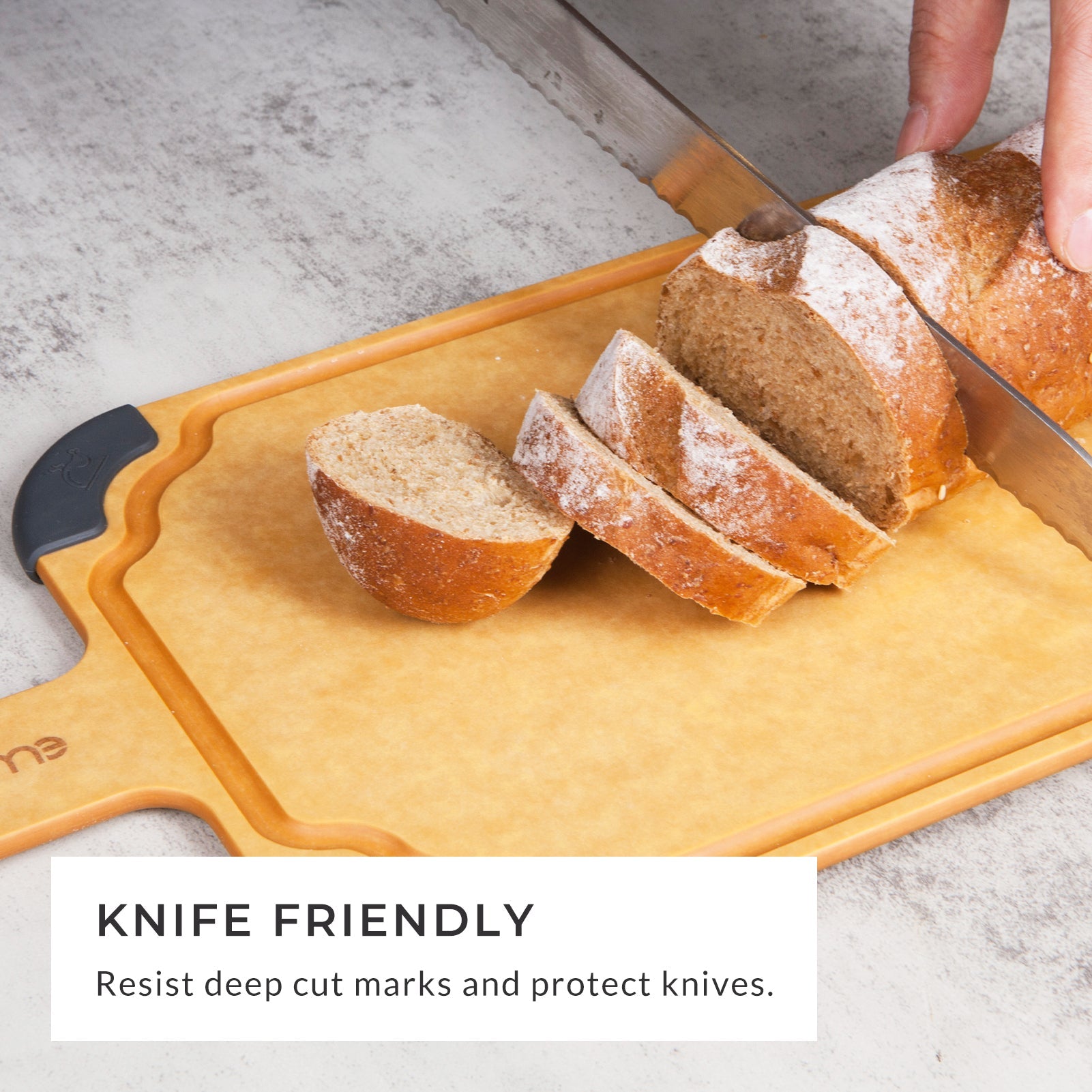 Paddle Series Cutting & Serving Board with Handle, Large