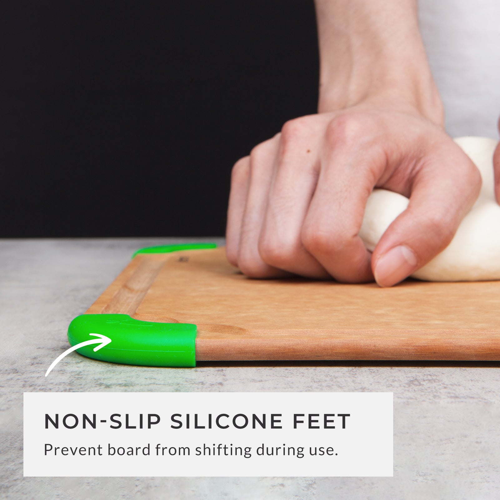 Premium Series 14 x 19 x 1/4 Cutting Board - X Large - Green