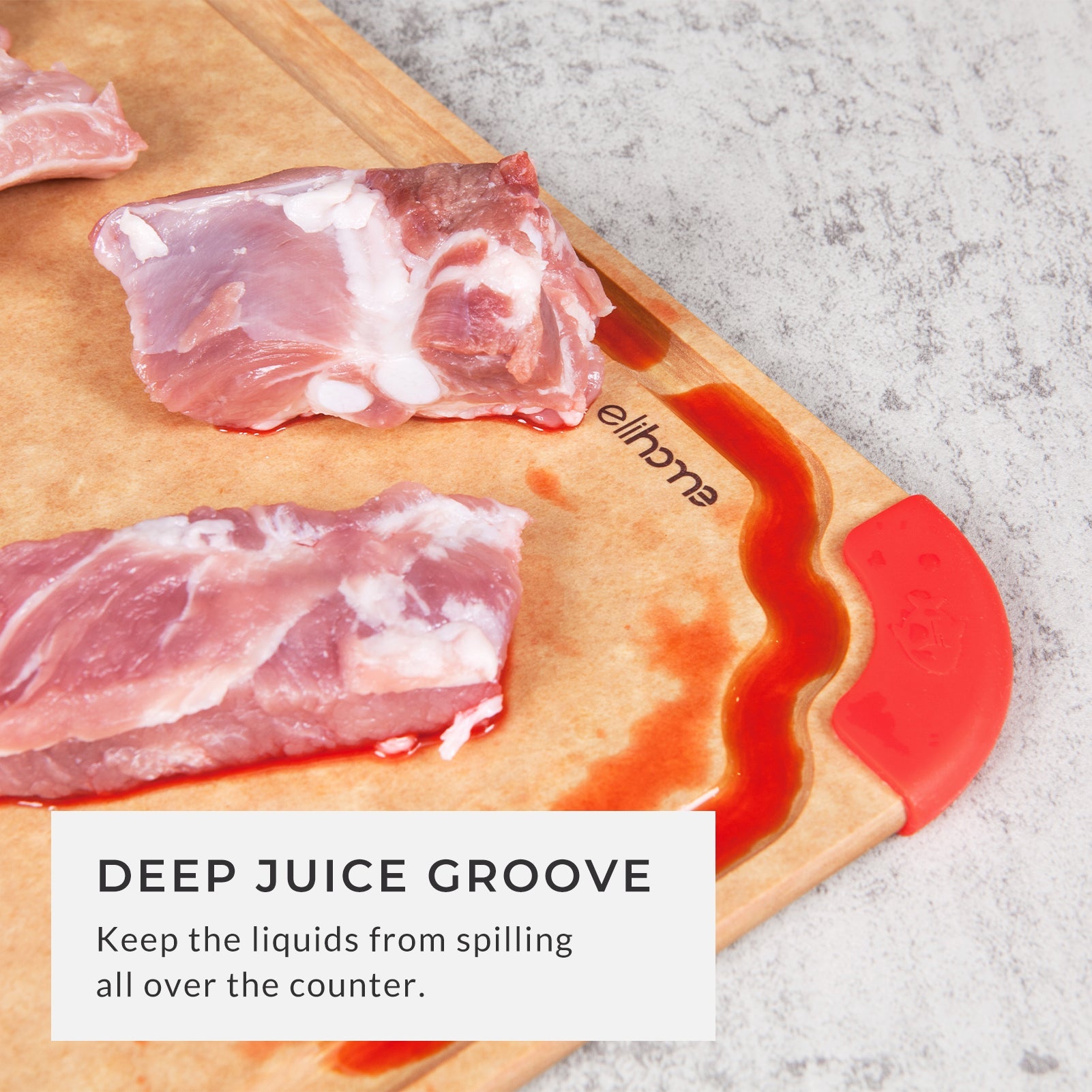 Premium Series 12 x 16 x 1/4 Cutting Board - Large
