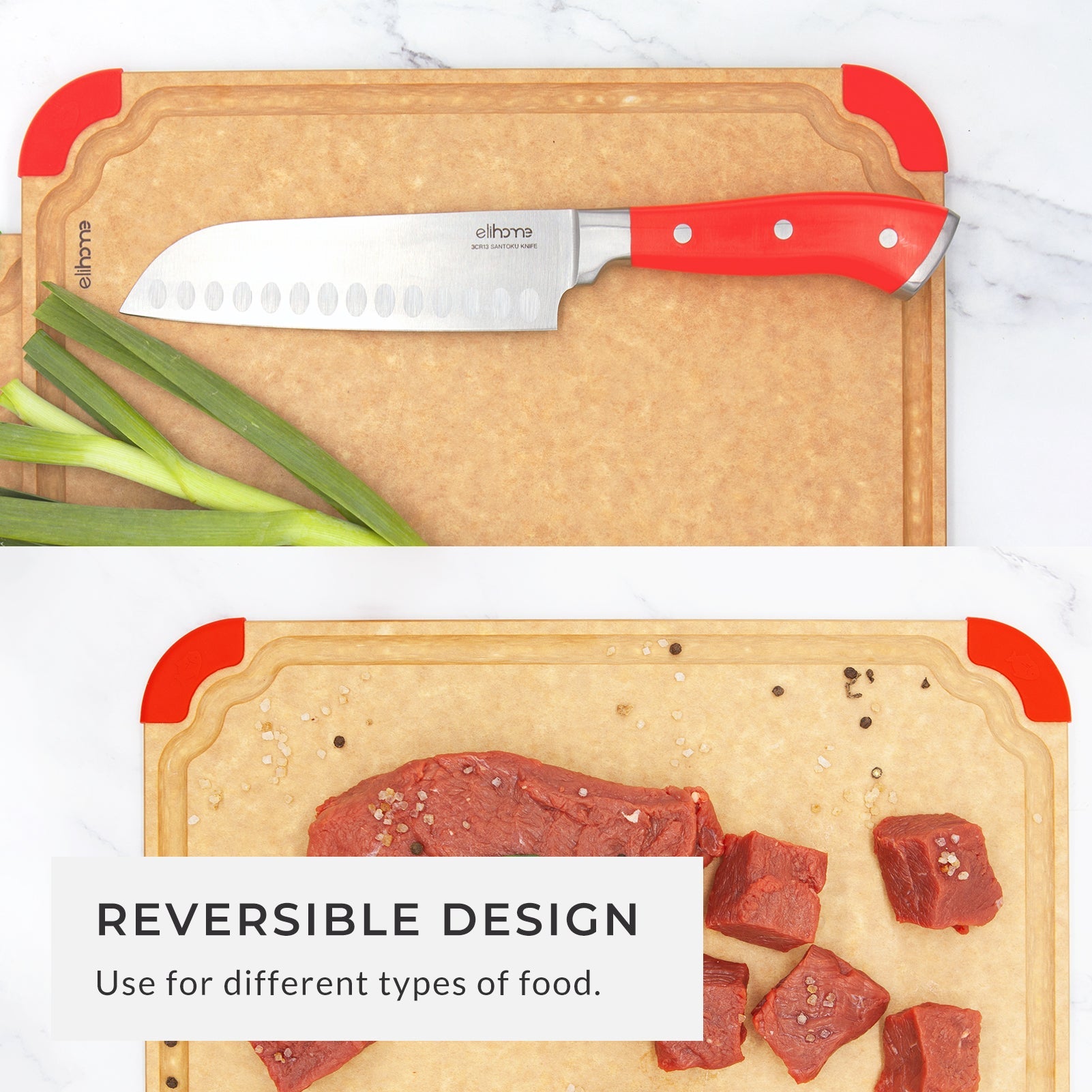 Premium Series 12 x 16 x 1/4 Cutting Board - Large