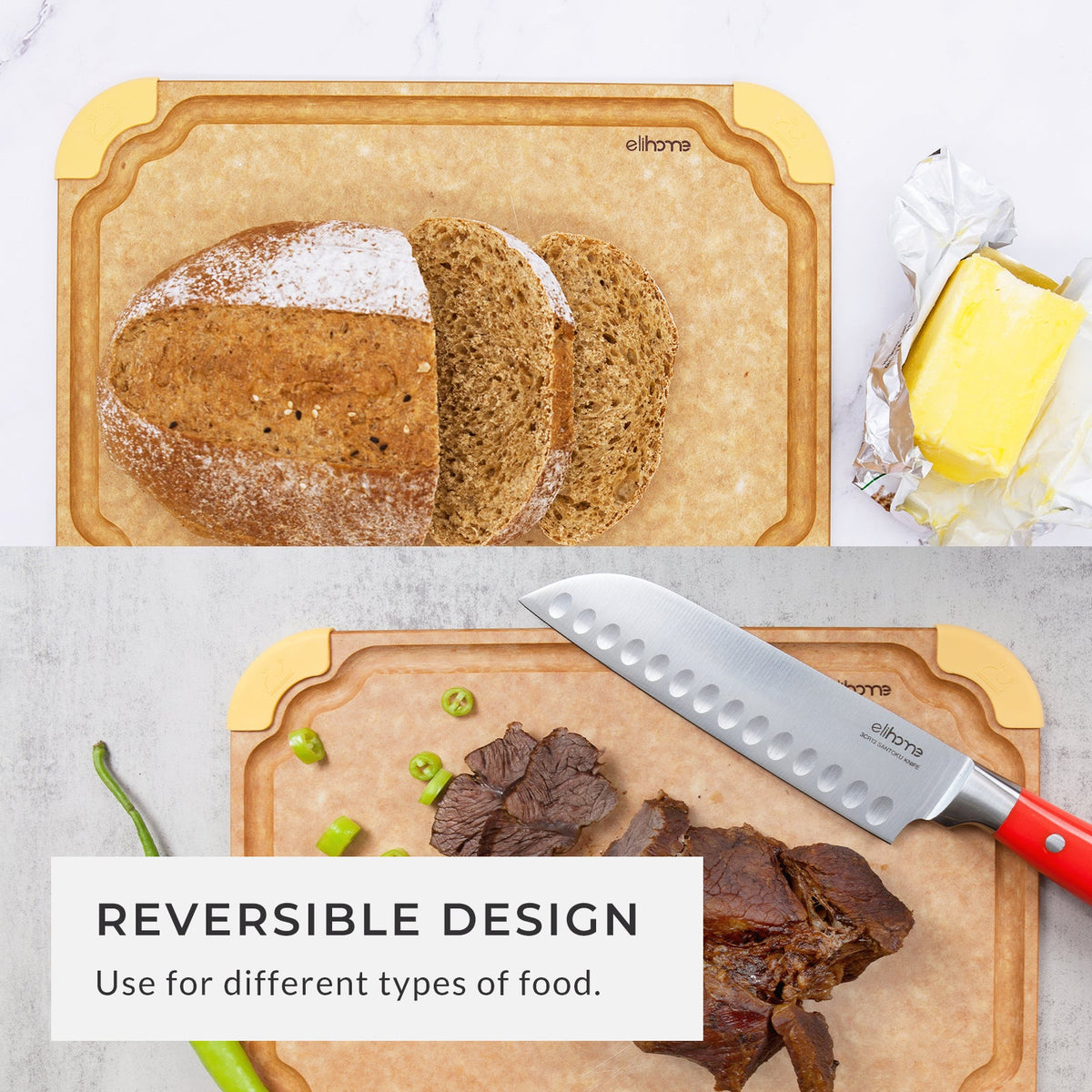 Premium Series 10 x 13 x 1/4 Cutting Board - Medium
